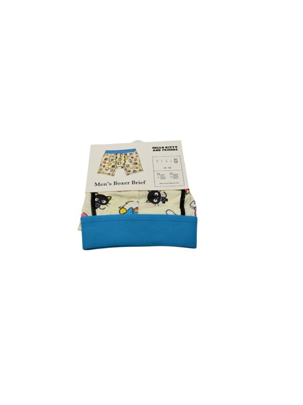 NIP Bioworld Hello Kitty's Friends Boxer Briefs Sz XL 40-42" Novelty Underwear